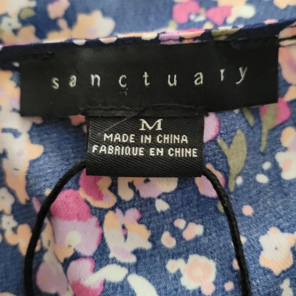 Sanctuary Floral Wrap Dress Size M - Picture 6 of 14